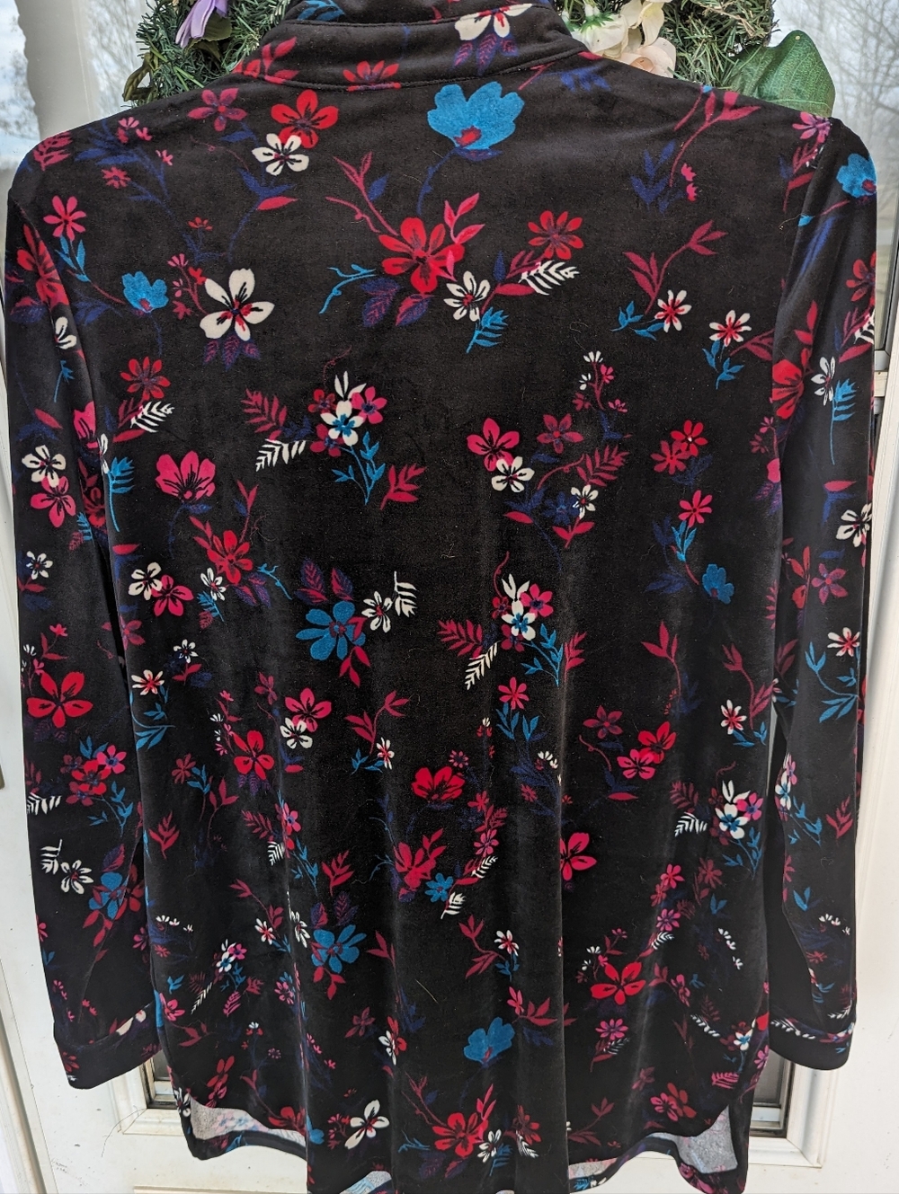 Velveteen Long Top - Picture 2 of 3